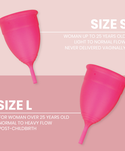 INTIMICHIC - MENSTRUAL CUP MEDICAL GRADE SILICONE - SIZE S