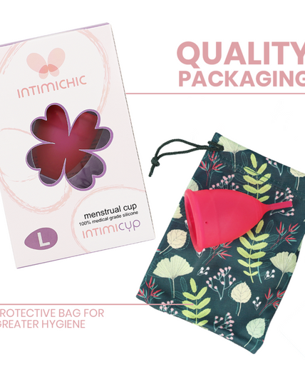 INTIMICHIC - MENSTRUATIECUP MEDISCHE SILICONEN - MAAT L