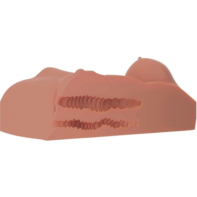 PDX PLUS - VROUWELIJKE MASTURBATOR TORSO DUBBELE INGANG CANDY