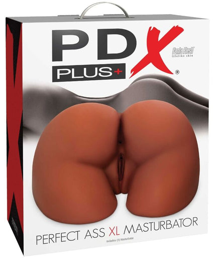 PDX PLUS - PERFECT ASS XL DOUBLE ENTRY BROWN MASTURBATOR