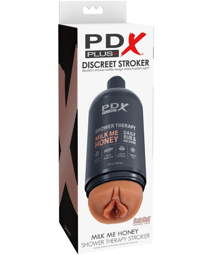 PDX PLUS - STROKER MASTURBATOR DISCRETE BOTTLE DESIGN MILK ME HONEY CANDY SHAMPOO