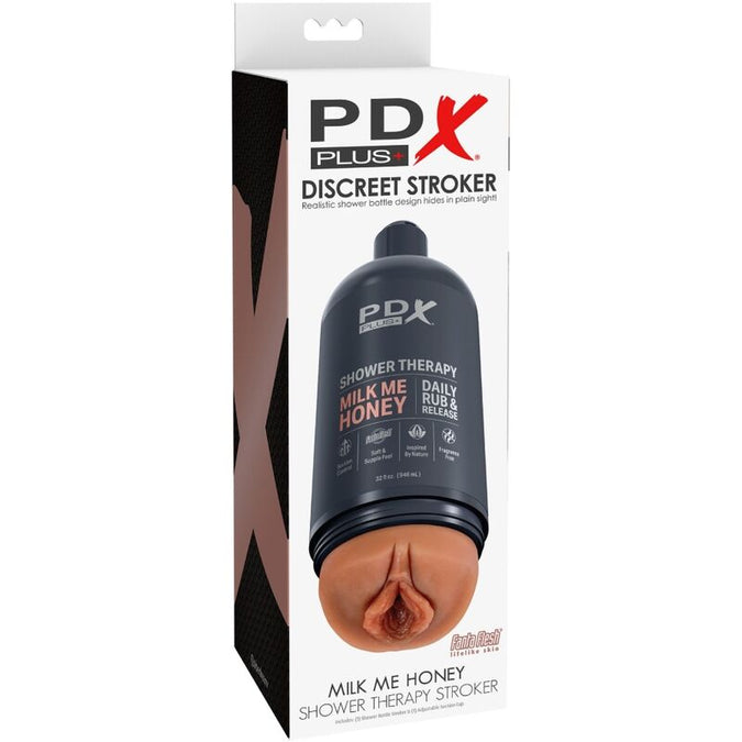 Pdx Plus – Stroker Masturbator Discrete Bottle Design Milk Me Honey Candy Shampoo