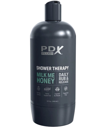 PDX PLUS - STROKER MASTURBATOR DISCREET DESIGN OF MILK ME HONEY SHAMPOO BOTTLE