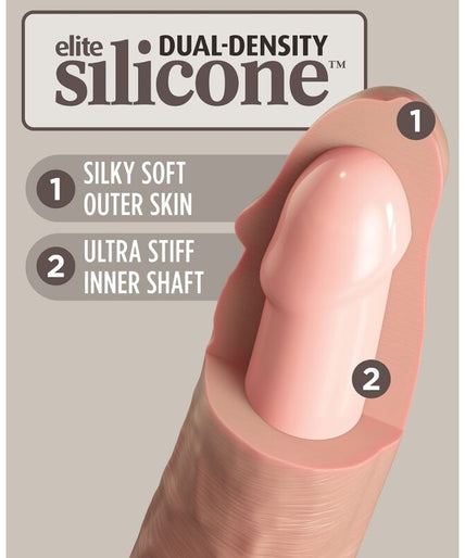 KING COCK - ELITE REALISTIC SILICONE DILDO 28 CM
