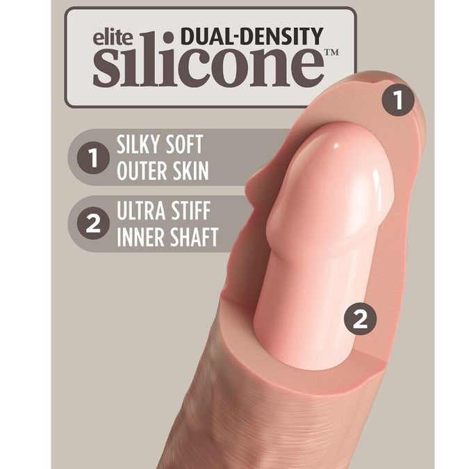 King Cock – Elite Realistische Dildo Vibrerend & Siliconen 15,2 Cm