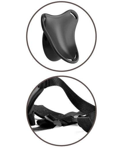 KING COCK - ELITE ADJUSTABLE HARNESS WITH DILDO 15.2 CM FOR BEGINNERS