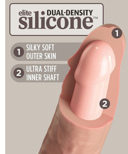 KING COCK - ELITE ADJUSTABLE HARNESS WITH DILDO 15.2 CM FOR BEGINNERS