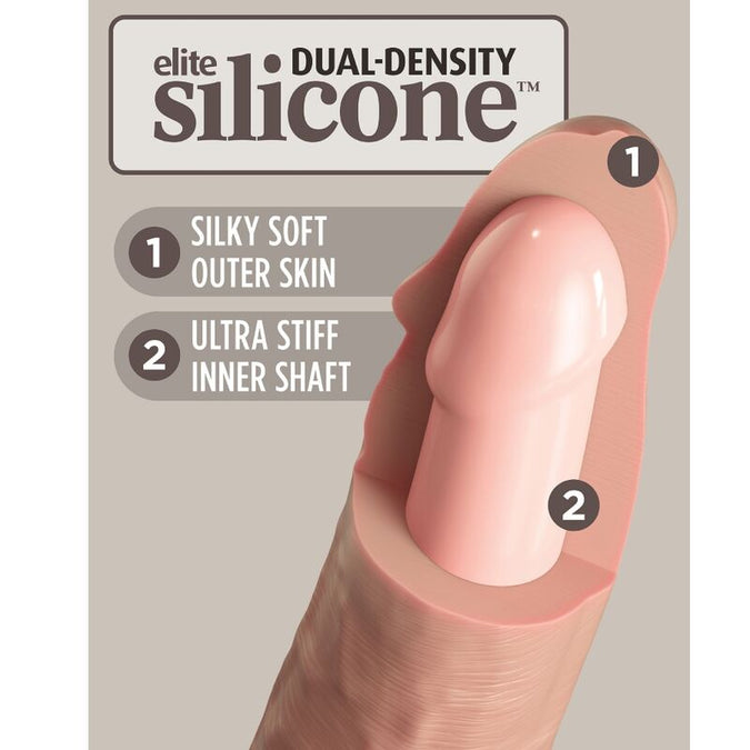 KING COCK - ELITE VERSTELBAAR HARNAS MET DILDO 15,2 CM VOOR BEGINNERS
