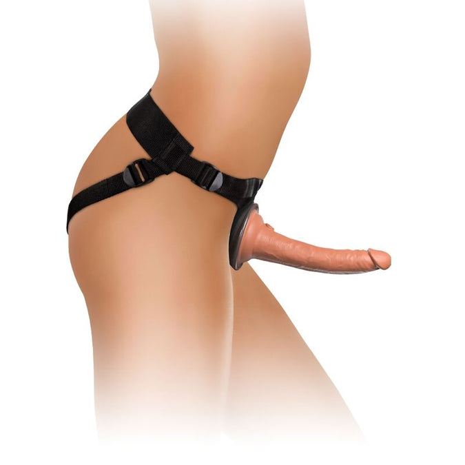 King Cock – Elite Comfy Adjustable Harness With Dildo 17.8 Cm