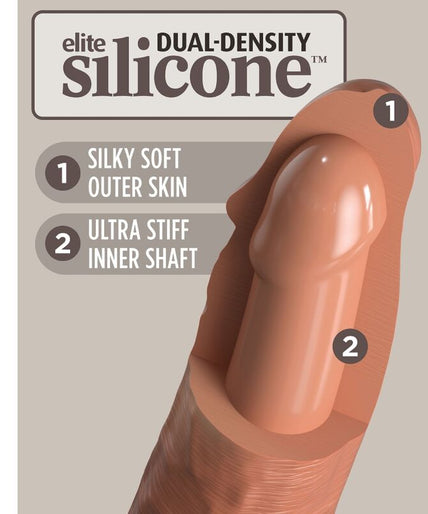 KING COCK - ELITE COMFY ADJUSTABLE HARNESS WITH DILDO 17.8 CM