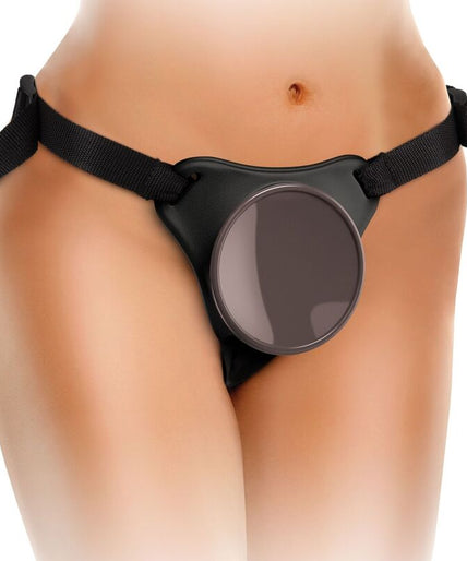 KING COCK - ELITE DELUXE ADJUSTABLE HARNESS KIT RING WITH TESTICLES & DILDO 20.3 CM