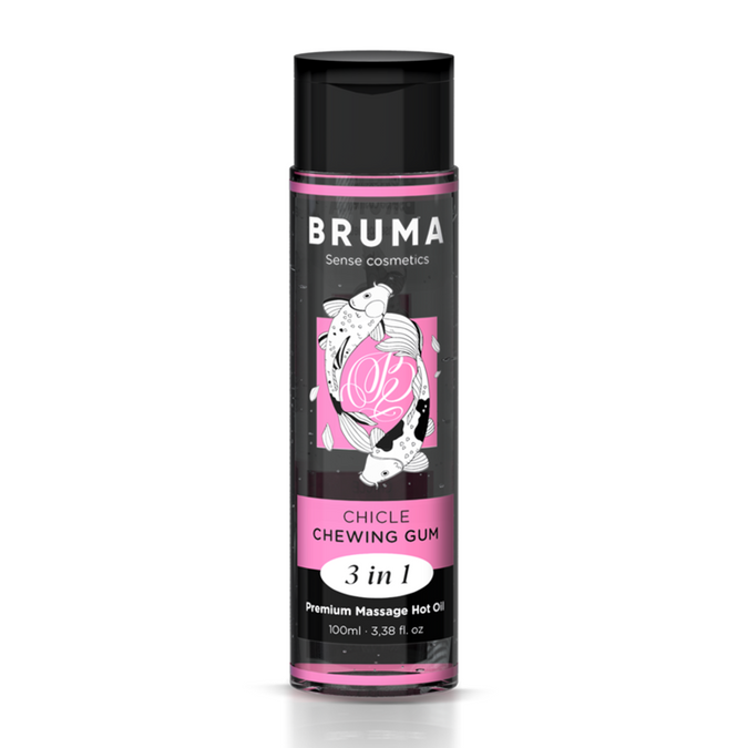 BRUMA - PREMIUM MASSAGE HETE OLIE KAUWGOM 3 IN 1 - 100 ML