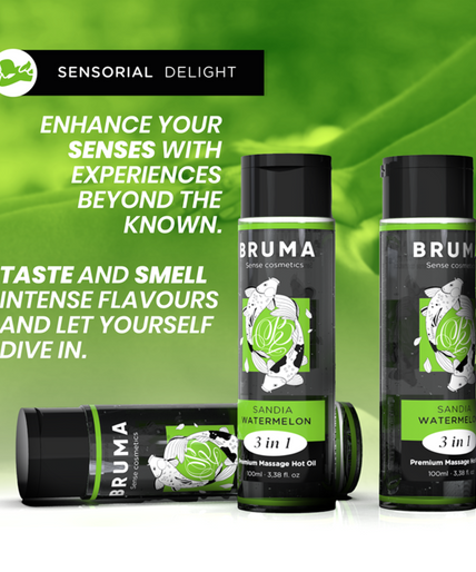 BRUMA - PREMIUM MASSAGE HETE OLIE WATERMELOEN 3 IN 1 - 100 ML