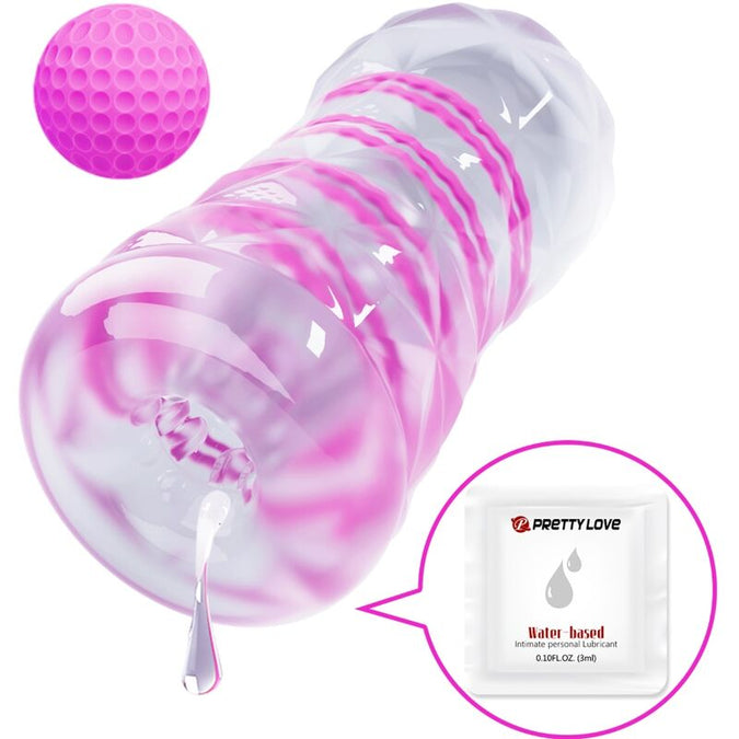Pretty Love – Fantasy Male Masturbator With Internal Spiral And Transparent Balls