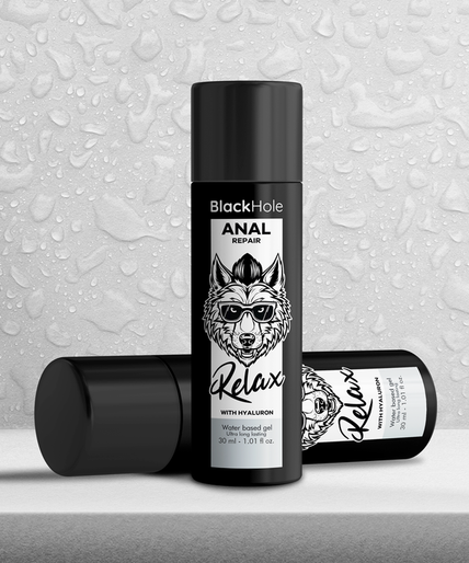 BLACK HOLE - ANAL REPAIR WATER BASED RELAX WITH HYALURON 30 ML