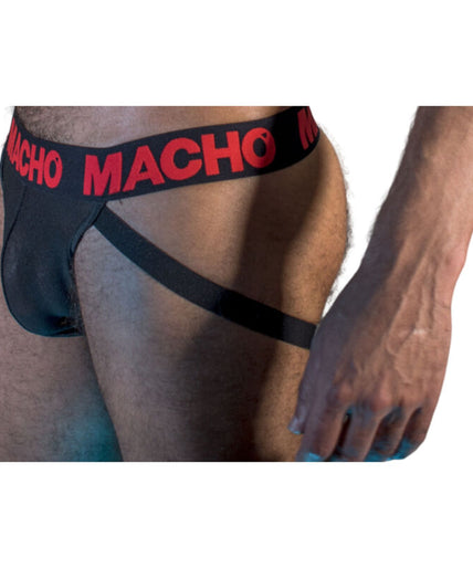 MACHO - MX26X2 JOCK ZWART/ROOD S