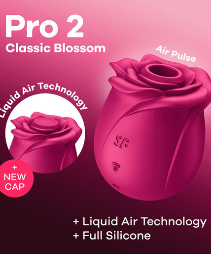 Satisfyer – Air Pulse Pro 2 Classic Blossom Vibrator