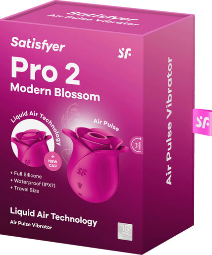 SATISFYER - AIR PULSE PRO 2 MODERN BLOSSOM VIBRATOR