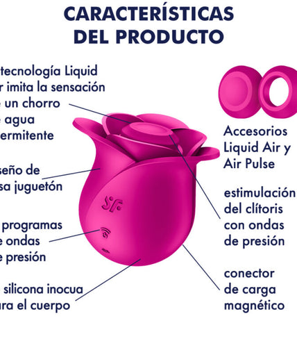 SATISFYER - AIR PULSE PRO 2 MODERN BLOSSOM VIBRATOR