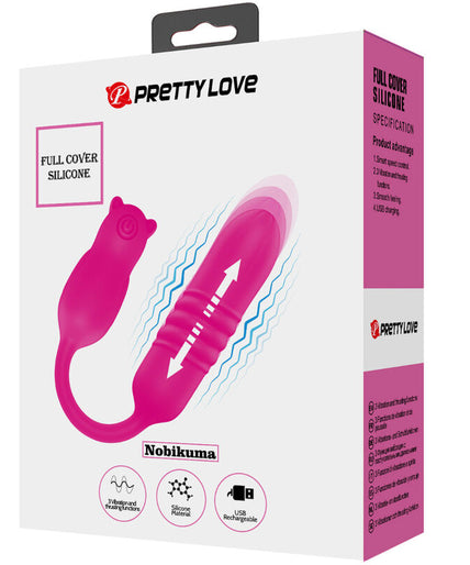 PRETTY LOVE - NOBIKUMA PINK SILICONE VIBRATING BULLET