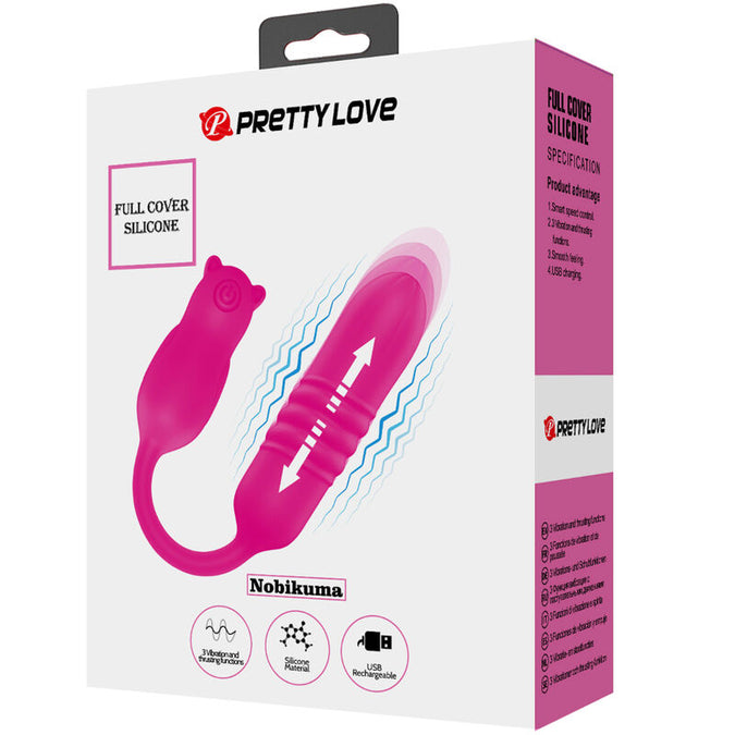 Pretty Love – Nobikuma Pink Silicone Vibrating Bullet
