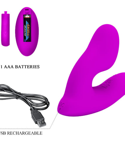 PRETTY LOVE - MELVIN CLITORIS MASSAGER WITH REMOTE CONTROL