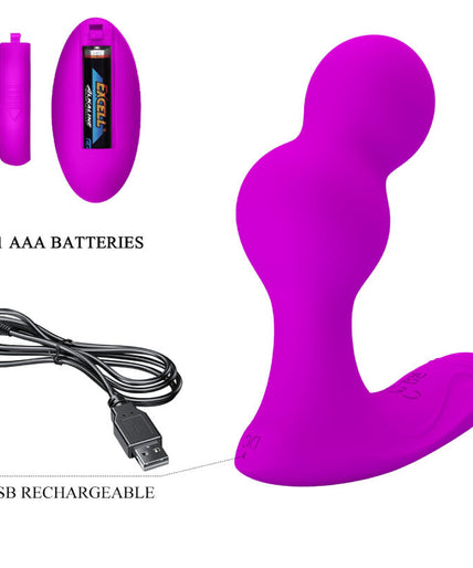 Pretty Love – Terrance Flexible Prostate Vibrator with Remote Control