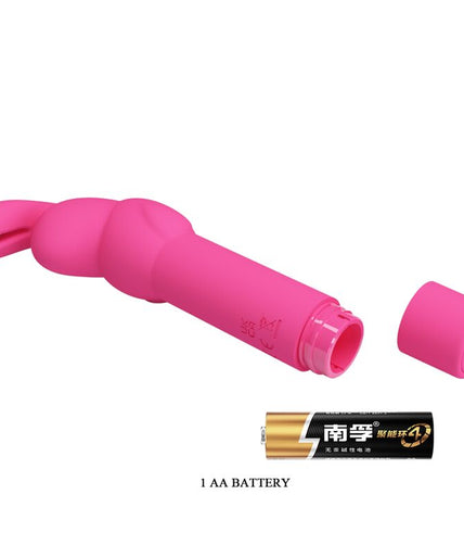 PRETTY LOVE - GERARDO FUSCHIA RABBIT SILICONE VIBRATOR