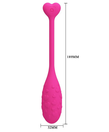 PRETTY LOVE - APP CONTROLLED PINK FISHER VIBRATING EGG