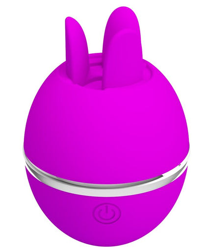 PRETTY LOVE - GEMINI BALL PURPLE ROUND SILICONE VIBRATOR