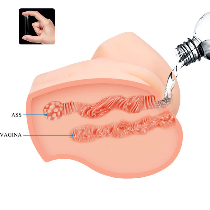Crazy Bull – Realistische vagina en anus Samantha vibrator