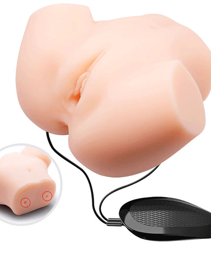 CRAZY BULL - REALISTIC VAGINA AND ANUS DOUBLE VIBRATION