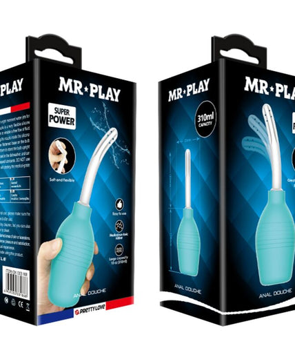 MR PLAY - ANAL PEAR BLUE RUBBER SHOWER