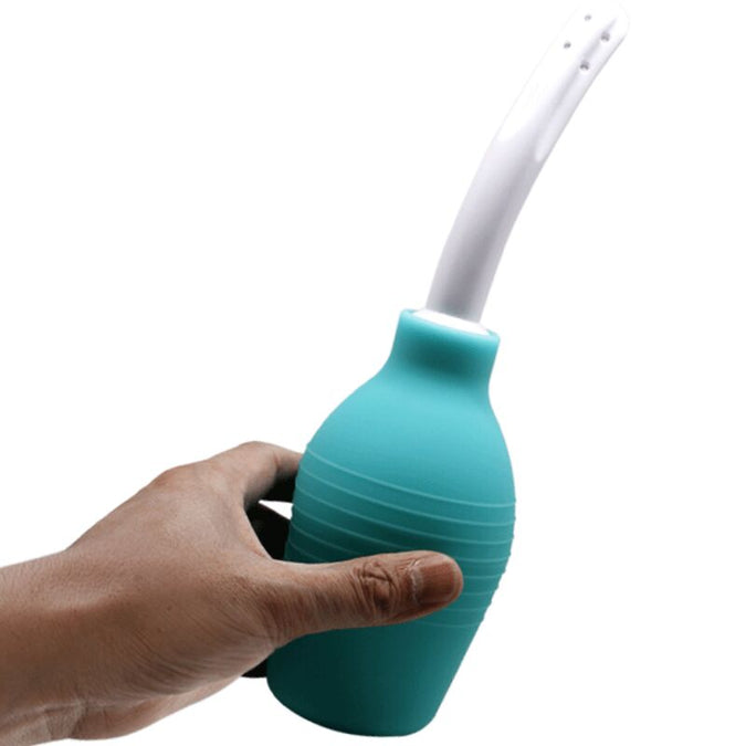 Mr Play – Anal Pear Blue Rubber Shower
