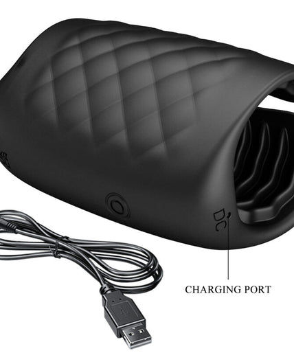 PRETTY LOVE - MANUAL MASTURBATOR FOR GLAND RECHARGEABLE VIBRATOR