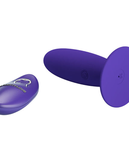 PRETTY LOVE - YOUTH PLUG ANAL VIBRATOR REMOTE CONTROL VIOLET