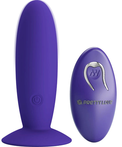 PRETTY LOVE - YOUTH PLUG ANAL VIBRATOR REMOTE CONTROL VIOLET