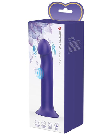 PRETTY LOVE - MURRAY YOUTH VIBRATING DILDO & RECHARGEABLE VIOLET