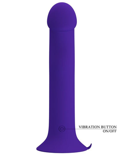 PRETTY LOVE - MURRAY YOUTH VIBRATING DILDO & RECHARGEABLE VIOLET