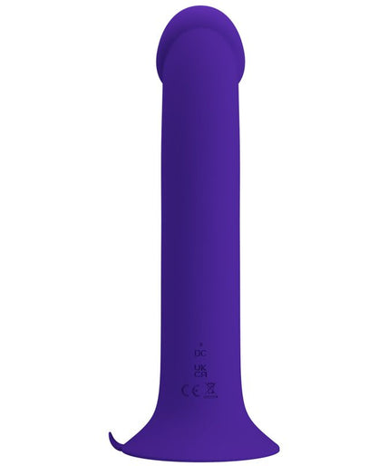 PRETTY LOVE - MURRAY YOUTH VIBRATING DILDO & RECHARGEABLE VIOLET