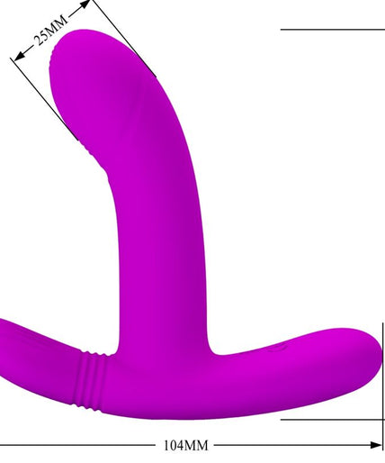 PRETTY LOVE - GERI CLITORIS MASSAGER PINK REMOTE CONTROL