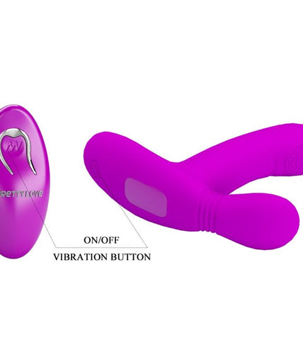 PRETTY LOVE - GERI CLITORIS MASSAGER PINK REMOTE CONTROL