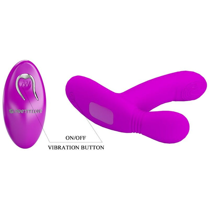 Pretty Love – Geri Clitoris Massager Roze Met Afstandsbediening