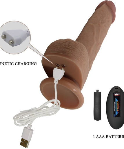 PRETTY LOVE - TOMMY REALISTIC DILDO VIBRATOR 22.5 CM