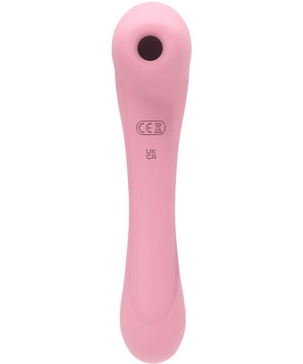 FEMINTIMATE - DAISY MASSAGER SUCTION AND VIBRATOR PINK