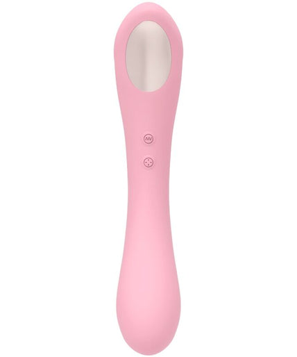 FEMINTIMATE - DAISY MASSAGER SUCTION AND VIBRATOR PINK
