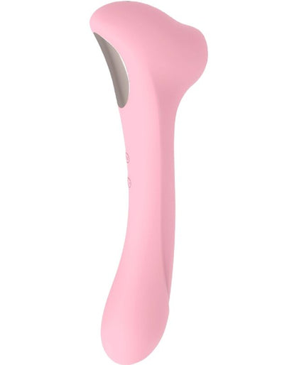 FEMINTIMATE - DAISY MASSAGER SUCTION AND VIBRATOR PINK