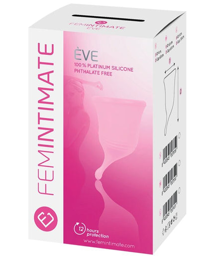 FEMINTIMATE - EVE NEW SILICONE MENSTRUAL CUP - SIZE L