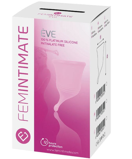 FEMINTIMATE - EVE NEW SILICONE MENSTRUAL CUP - SIZE S