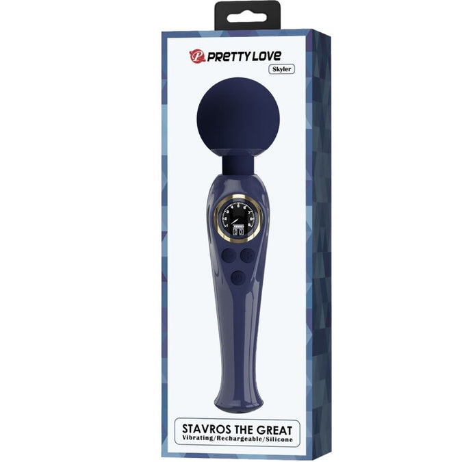 Pretty Love – Skyler Vibrator Wand Blue